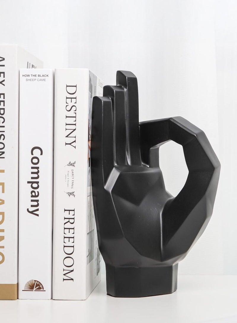 Hand Statue Creative Abstract Art Finger Sculpture Decor for Shelf TV Cabinet Bedroom Style Decor  - Image 4