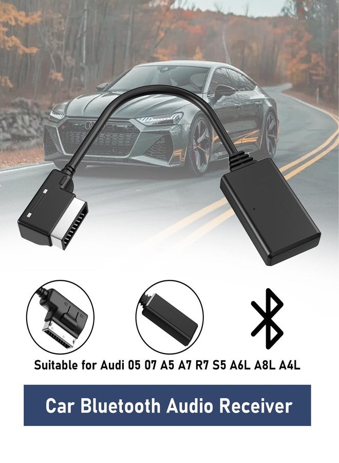 CAJECT AMI Bluetooth Audio Adapter for Audi MDI MMI 3G System, Wireless Audio Music Interface Cable Adapter Compatible with VW Audi A3 A4 A7 R7 S5 Q7 A6L A8L A4L Series for MMI 3G System Only - Image 4