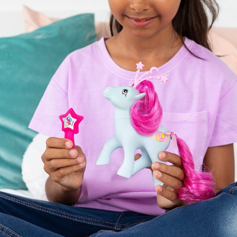 Basic Fun My Little Pony Classics - Celestial Ponies - Polaris - Retro 4" Collectible Play Figure, Great for Kids, Toddlers, Adults, Girls and Boys Ages 3+ - Image 3