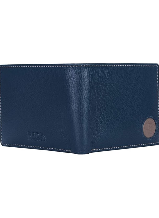 HORNBULL HORNBULL Billy Navy-Mud Leather Wallet for Men | Soft and Stylist Mens Wallet with RFID Blocking | Premium Gift for Men  - Image 3