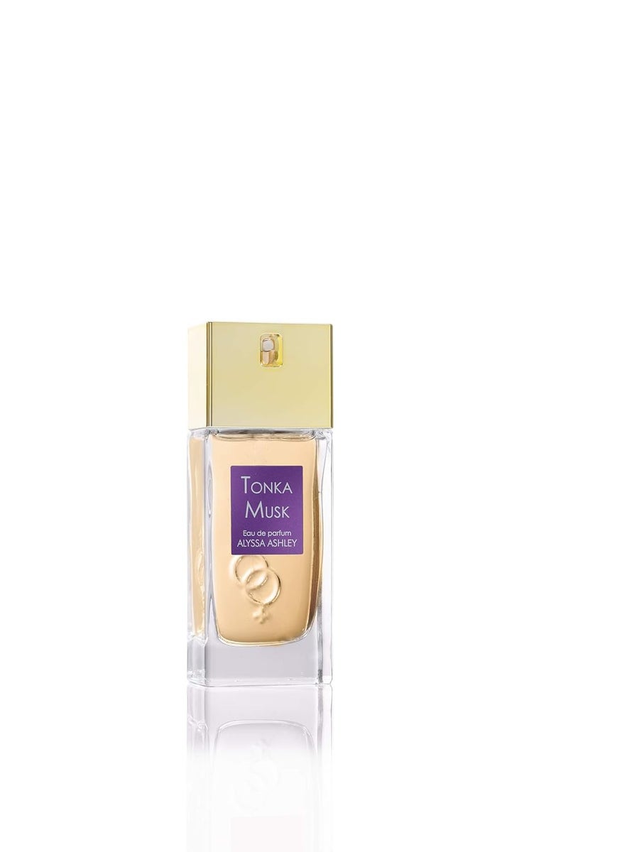 ALYSSA ASHLEY - Alyssa Ashley Tonka Musk  Mini Perfumes for Women and Cologne for Men  Long Lasting Amber Fragrance  Travel Perfume  1 oz EDP Spray - Image 1