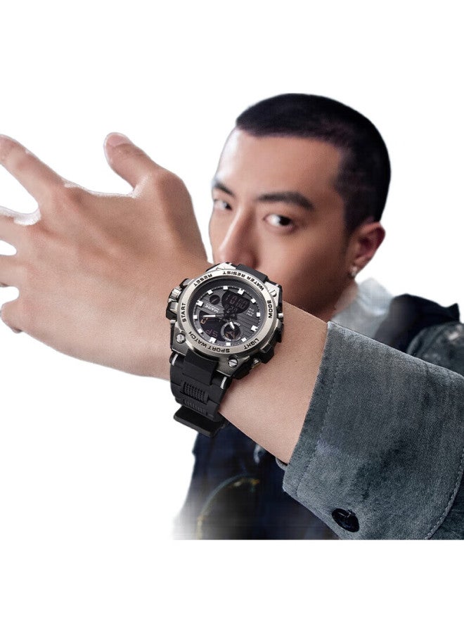 FAIRWHALE Steelheart Men'S Sports Outdoor Multi-Function Electronic Watch Student Waterproof National Watch Wristwatch - Image 3