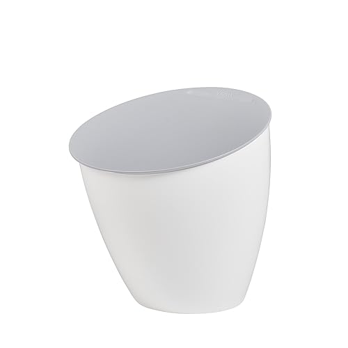 Mepal Calypso Food Waste & Scrap Bin | Compact 74oz/2200ml Container with Removable Lid | Perfect for Meal Prep | Dishwasher Safe | Nordic White | BPA Free | Made in Holland - Image 5