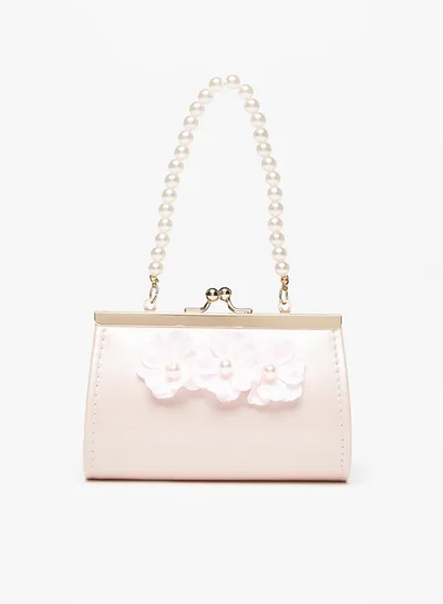 Flora Bella By Shoexpress Floral Embellished Handbag