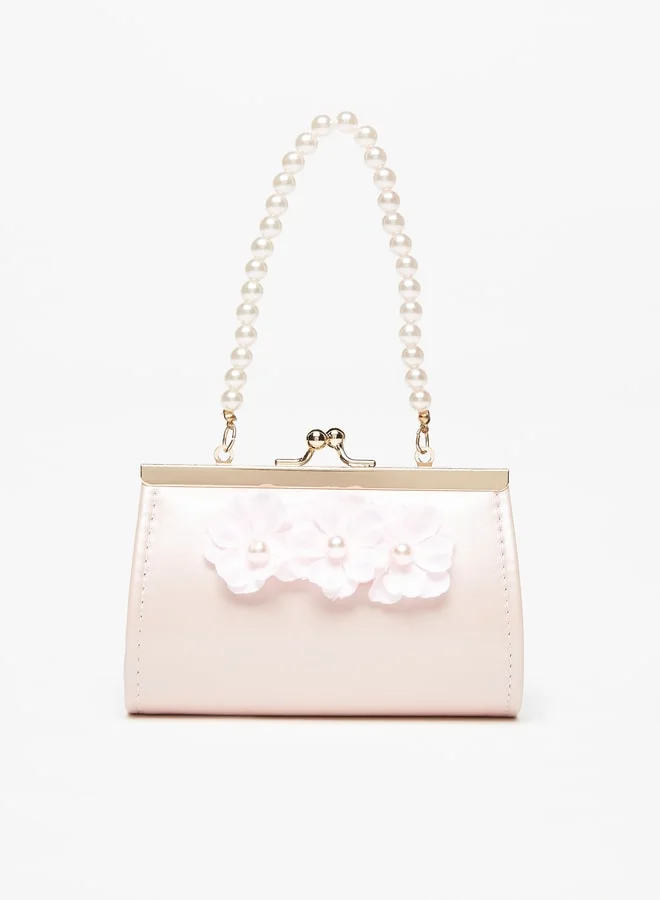 Flora Bella By Shoexpress Floral Embellished Handbag