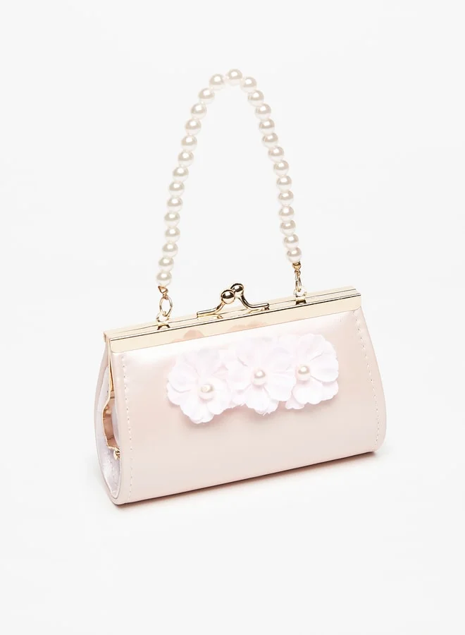 Flora Bella By Shoexpress Floral Embellished Handbag