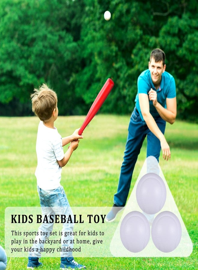 TOYANDONA 6pcs Kids Outdoor Baseball Practice Toys Children Toddlers Baseball Bats Baseballs Batting Skill Training Kids Toddlers - Image 3