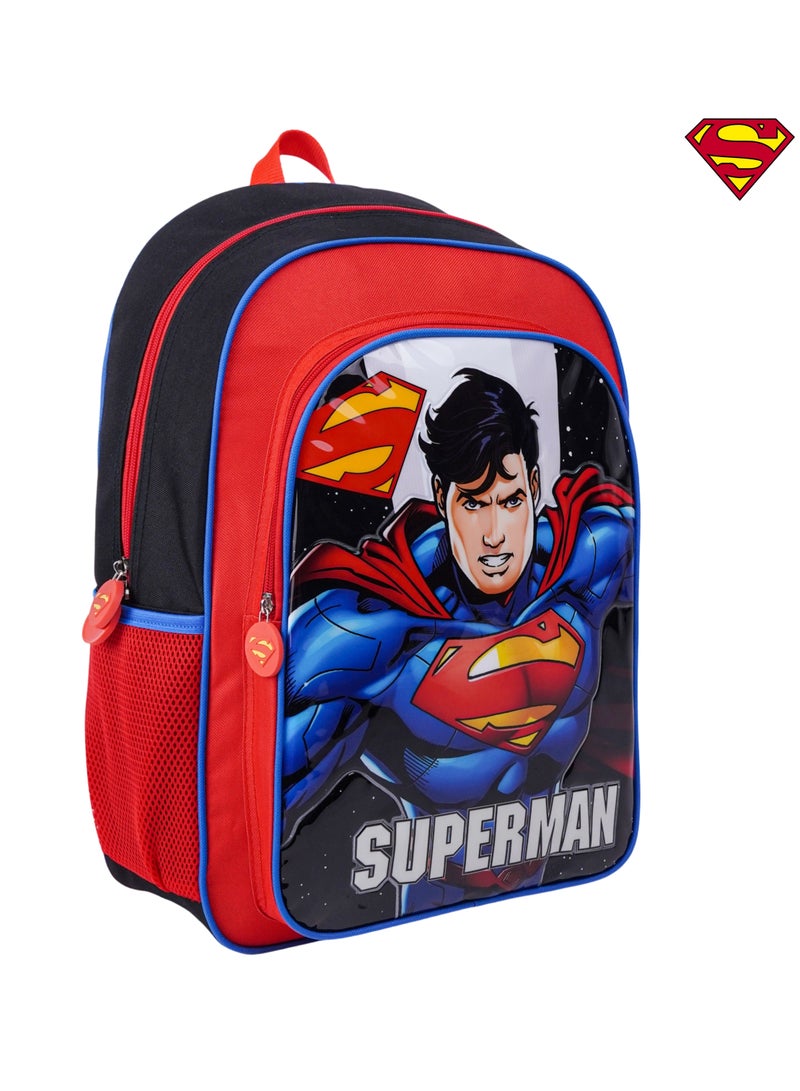Warner Bros. Superman Up In The Sky 5In1 Backpack Set 18" I Backpack I Lunch Bag I Water Bottle I Pencil Case I Lunch Box I Packaging - Image 2