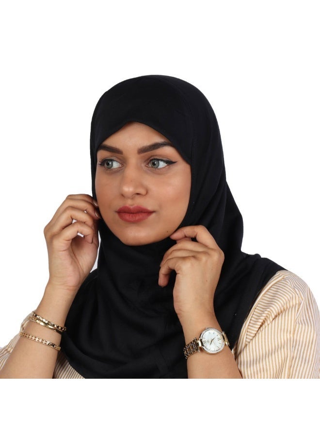 بهنس خمار نسائي - خمار فرنسي - خمار اندونيسي - غطاء رأس للعاملات - خمار عاملة  - خمار شيفون - جلباب اسود - حجابات عاملات - غطاء شعر للعاملات - ملابس للعاملات المنزلية - اغطية شعر للعاملات - حجاب شغالة - ملابس شغالة - ححاب شغالات - ملابس شغالات - لبس شغالات منزلية و خارجية - Image 3