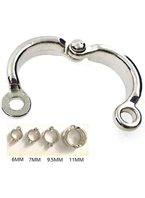 Rehomy Rehomy Parrot Foot Chain Stainless Steel Antibite Flying Training Anklet Ring Bird Harness for Parrots Macaw African Greys Parakeet Cockatoo Cockatiel Conure Lovebird  - Image 4
