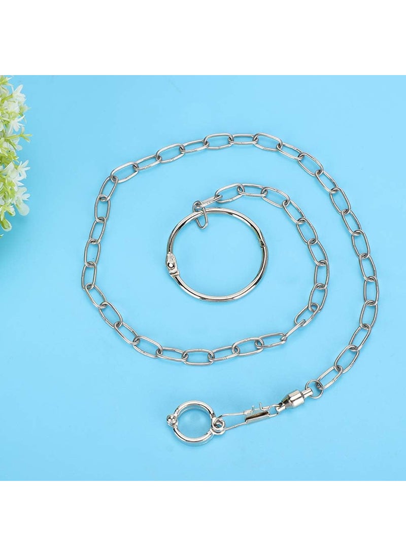 Rehomy Rehomy Parrot Foot Chain Stainless Steel Antibite Flying Training Anklet Ring Bird Harness for Parrots Macaw African Greys Parakeet Cockatoo Cockatiel Conure Lovebird  - Image 5