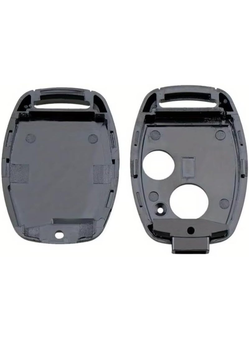 2 Buttons Remote FOB Shell Case for Honda Accord Civic Jazz Fit City Odyssey CRV Pilot Replacement Cover (Without Key Blade) - Image 3