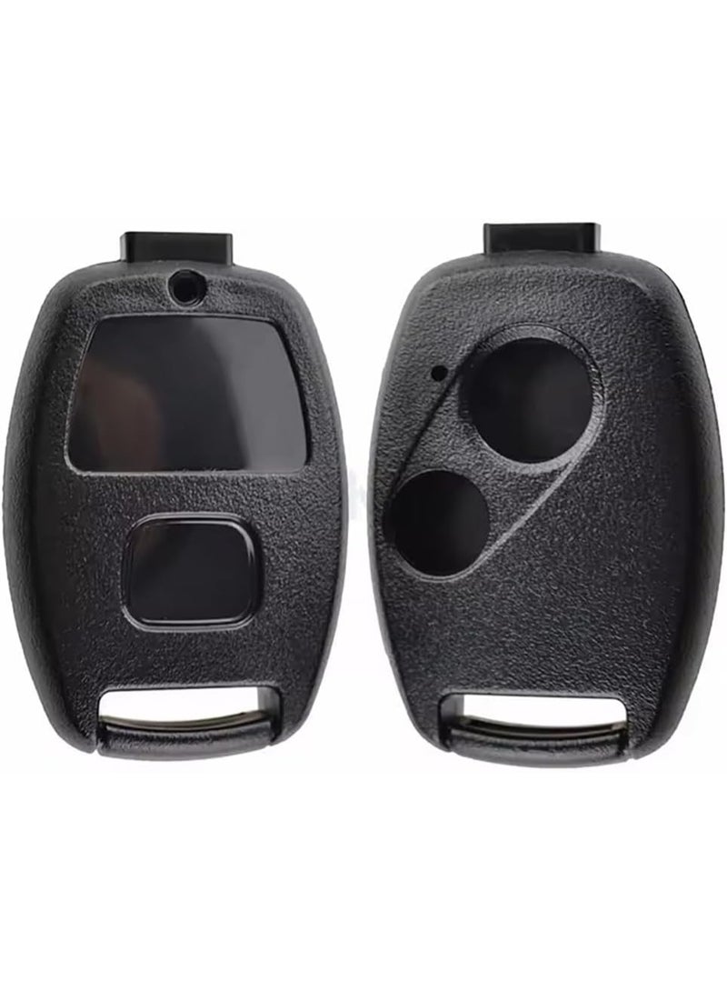 2 Buttons Remote FOB Shell Case for Honda Accord Civic Jazz Fit City Odyssey CRV Pilot Replacement Cover (Without Key Blade) - Image 1
