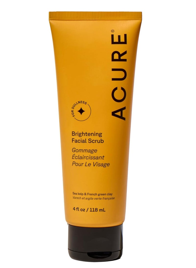 ACURE Brightening Facial Scrub 118ml New - Image 1