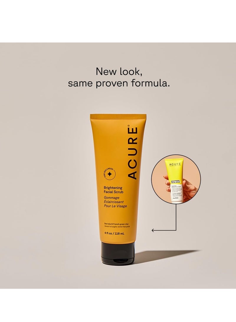 ACURE Brightening Facial Scrub 118ml New - Image 3