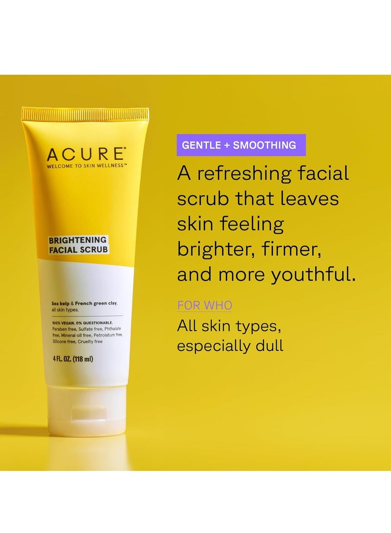ACURE Brightening Facial Scrub 118ml New - Image 4