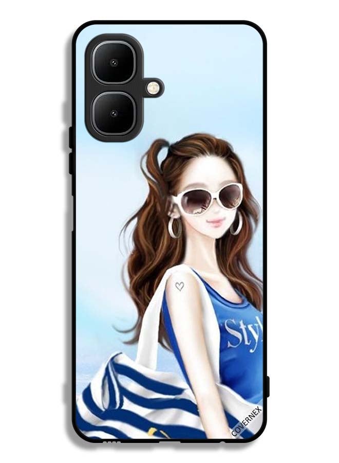 Covernex Tecno Pop 10 Protective Case Cover Style Shirt