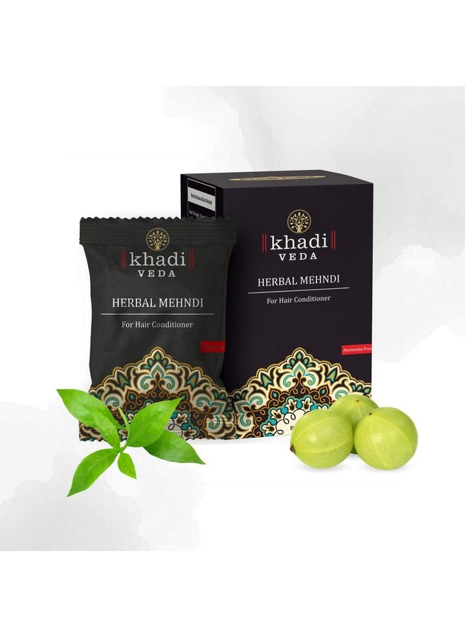 khadi veda - Herbal Mehndi Henna Powder 100Gm Each (Pack Of 3)(Black) - Image 1