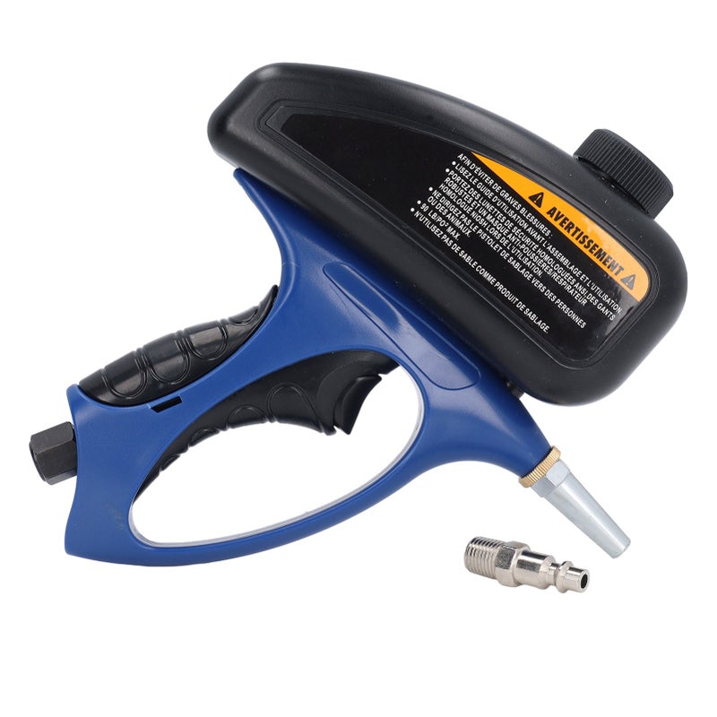 Sand Blasting Gun 1/4in Pneumatic Portable Air Abrasive Spot Handheld Paint Rust Remover - Image 2