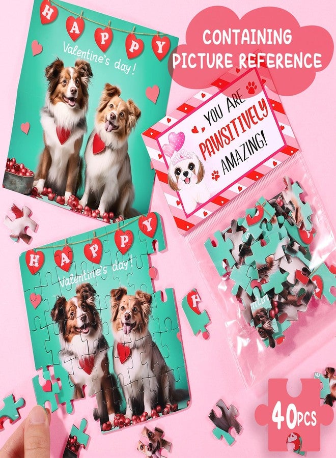 Partylamb 24 Packs Cat Dog Jigsaw Puzzles Easter Gift for Kids Classroom School, Puzzle Set Gifts for Party Favors Birthday Classroom Prizes Easter Basket Stuffers for Boys Girls 3+ - Image 3