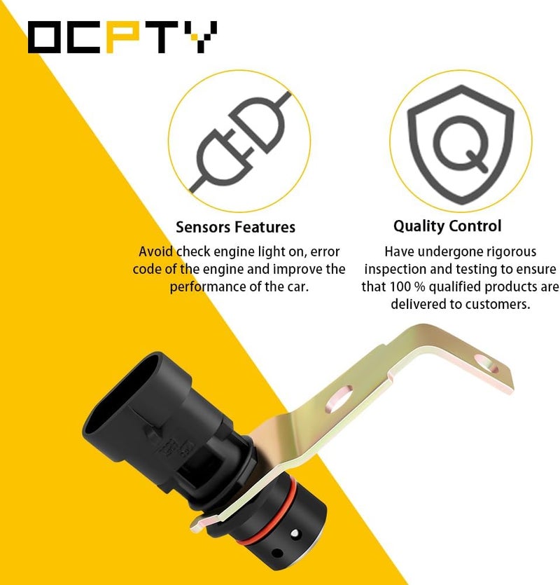 OCPTY Crankshaft Position Sensor - 12596851, PC123, SU1207, 5S1695 - Fits 2002-2006 Silverado 1500, 1996-2004 Astro, 1995-2005 Blazer, 1996-2004 C3500, 1996-2000 Express 1500 - Image 4