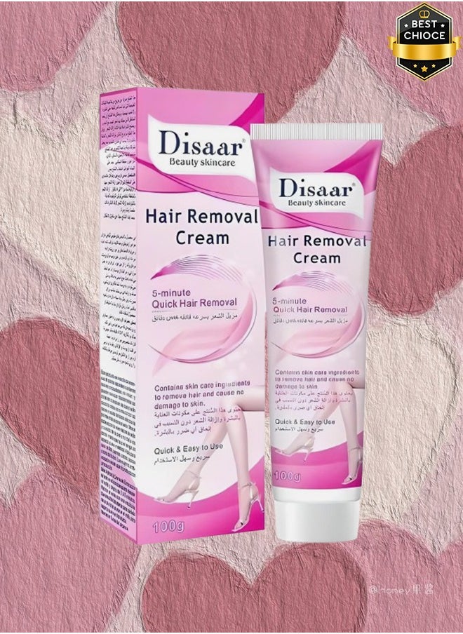 Disaar - 12 Pieces Skin Care 5 Minutes Super Fast Hair Removal Cream 100 Grams - Image 1
