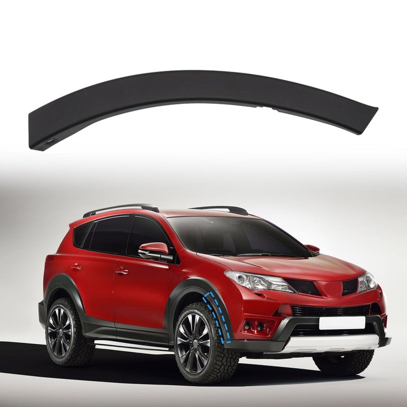 NLQR غطاء بومبر أمامي لرفرف العجلات جانب الراكب متوافق مع تويوتا RAV4 2013 2014 2015 521120R040 521120R040