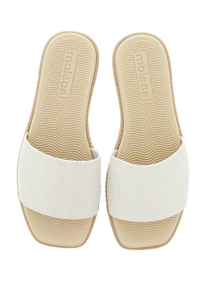MOLECA Embellished Open Toe Flat Sandals - Image 3