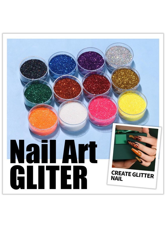 Teenitor - Teenitor Nail Art Brushes Nail Art Tools, Nail Brushes for Nail Art Kit with Nail Stickers, Nail Design Kit Nail Design Brushes Nail Gems, Dotting Tools Nail Art Stickers Nail Glitter Nail Accessories - Image 1