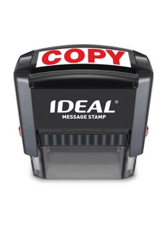 Ideal Self Inking Stamp Copy Red Ink Impression Size 9/16” X 11/2”  - Image 1
