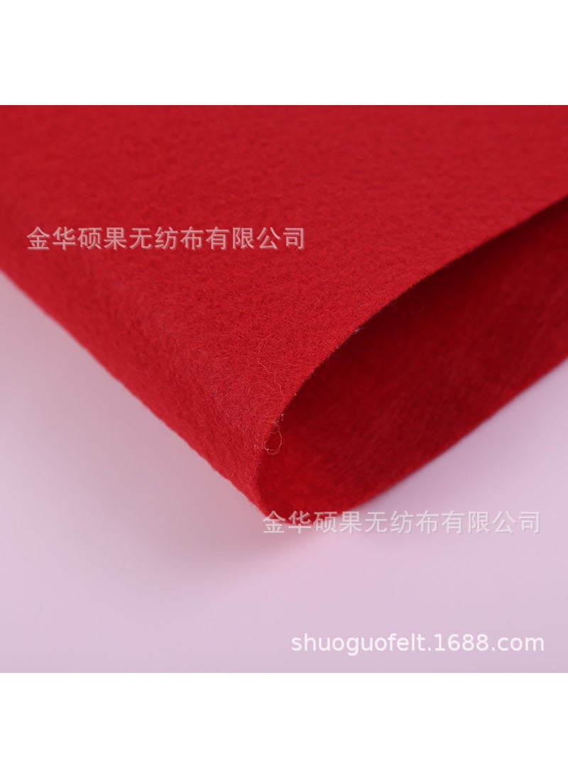 Generic 2MM Thick Colored Felt Fabric for Crafts 1606 Pu Dahong 