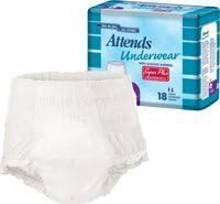 Disposable Adult Underwear Super Plus Size Medium Full case of 80 1874312