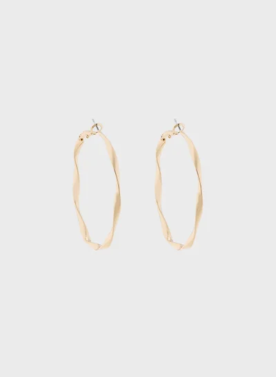 ELLA Twisted Hoop Earrings