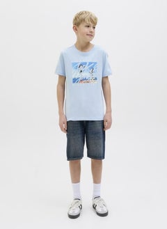 Jack & Jones Junior JJCOLTON PHOTOPRINT TEE SS CREW NE JNR  - Image 5