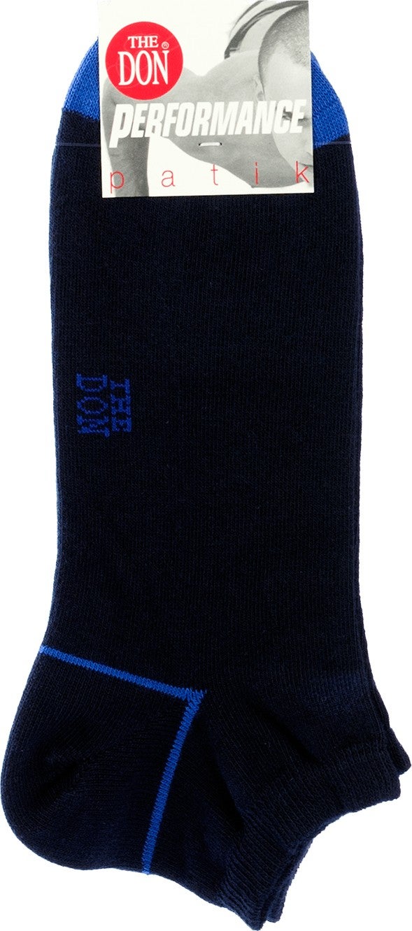 The Don Men's Booties Socks Navy Blue Blue Heel Colored  - Image 2