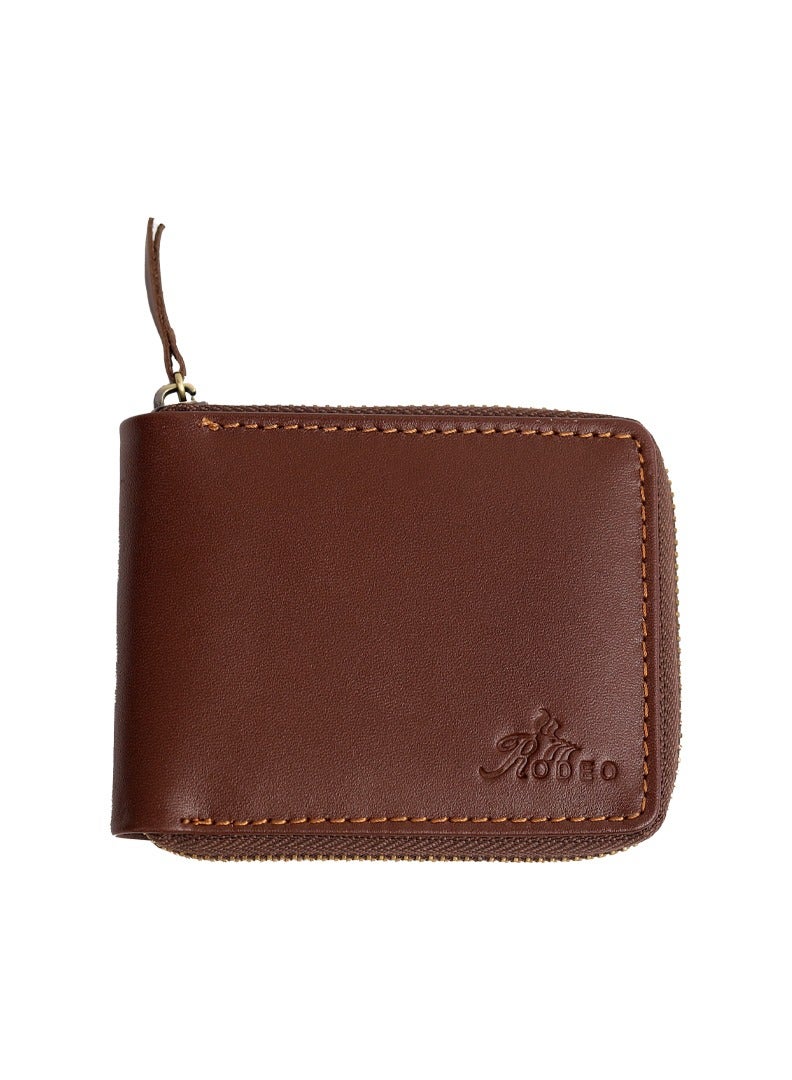 Credit Card Wallet (242), Zipper Card Cases Holder for Men Women, Compact Size  - Image 1