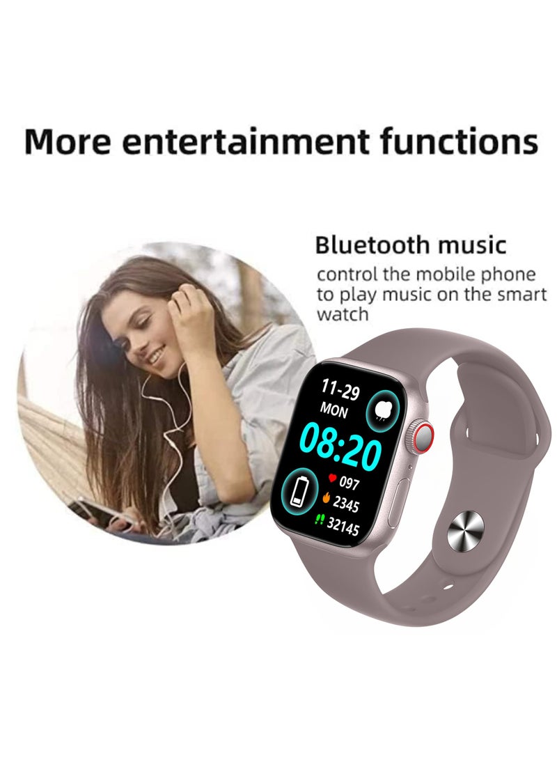 modio Modio Smart watch MC66 2 inch with 45mm Screen Full Display, Bluetooth calling function (answer/make calls), fitness tracking watch with sleep monitoring function, suitable for iPhone/Android, Long Battery life | Black - Image 5