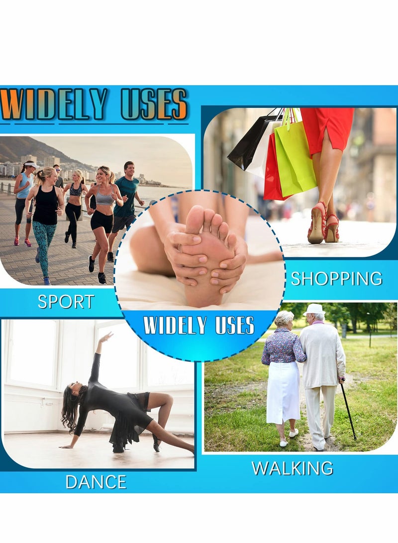 ​Arch Support Brace, Ankle Sleeve with Gel Pads, Foot Compression Sleeve for Plantar Heel Spurs Pain Relief, Men and Women (2 Pairs) - Image 5