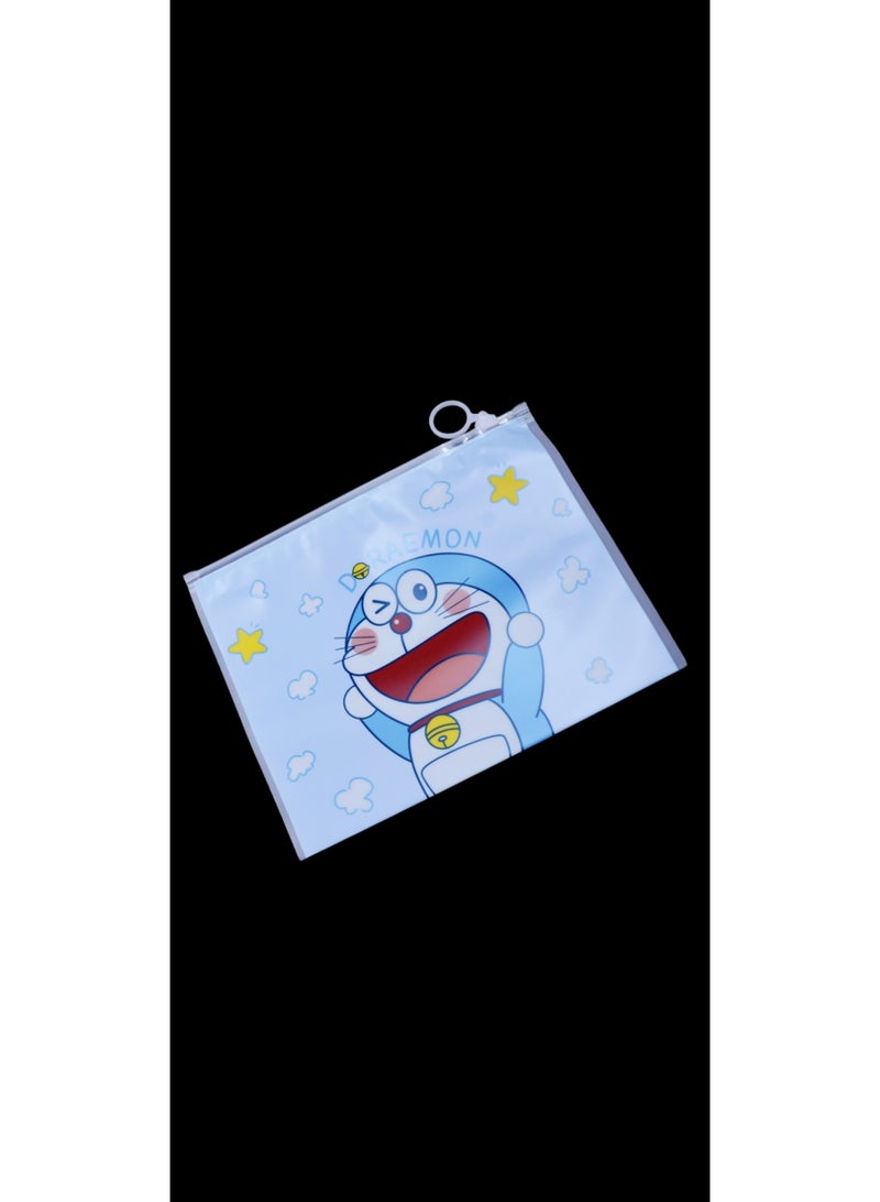 جود باي مجموعة من أربعة مقلمة A5 شفافة للادوات المدرسية وأدوات المكياج - Image 3