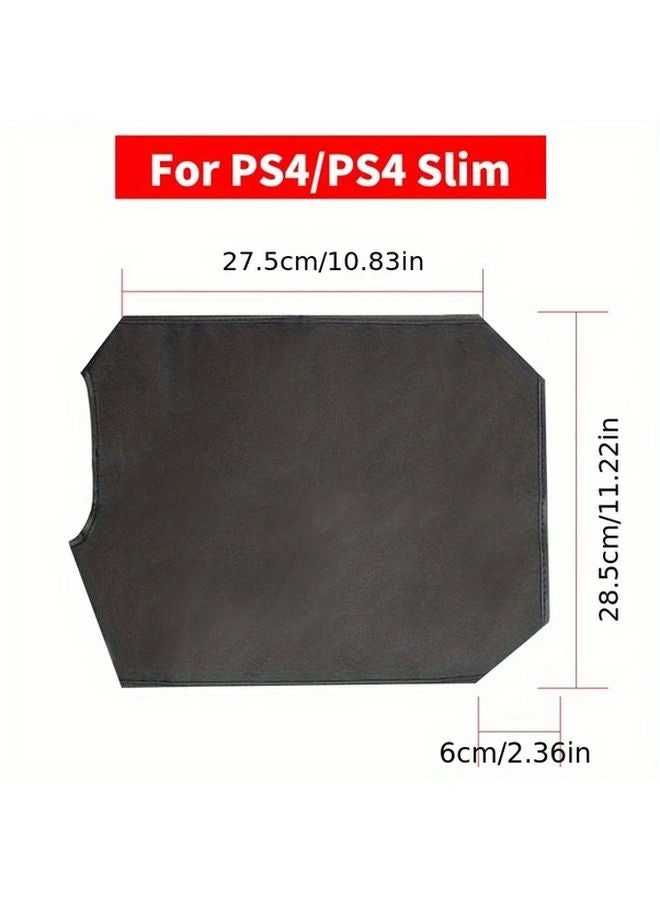 غطاء واقي عالمي أسود لغبار بلايستيشن 4 برو لأجهزة بلايستيشن 4 سليم - Image 4