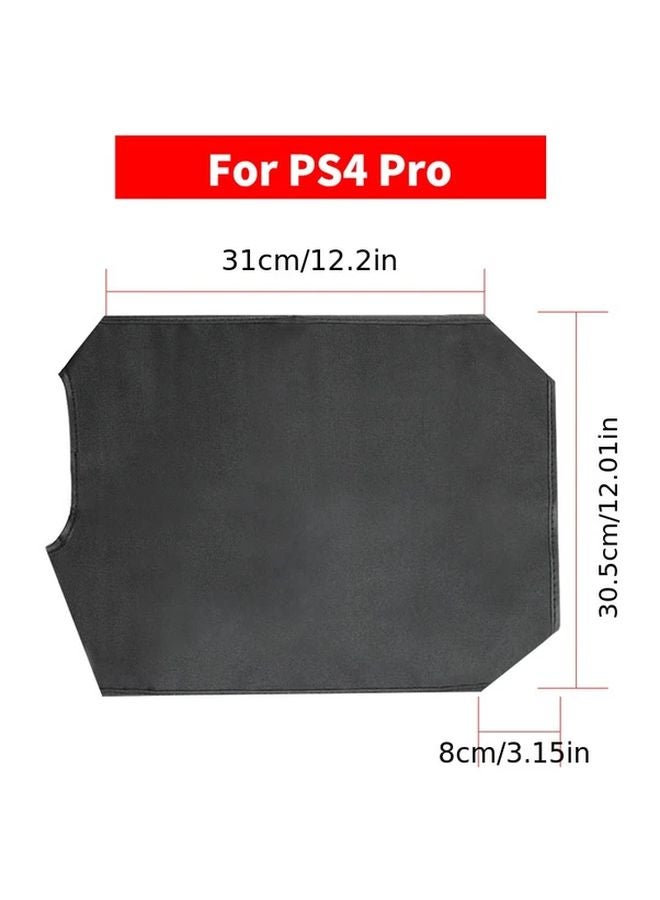 غطاء واقي عالمي أسود لغبار بلايستيشن 4 برو لأجهزة بلايستيشن 4 سليم - Image 5