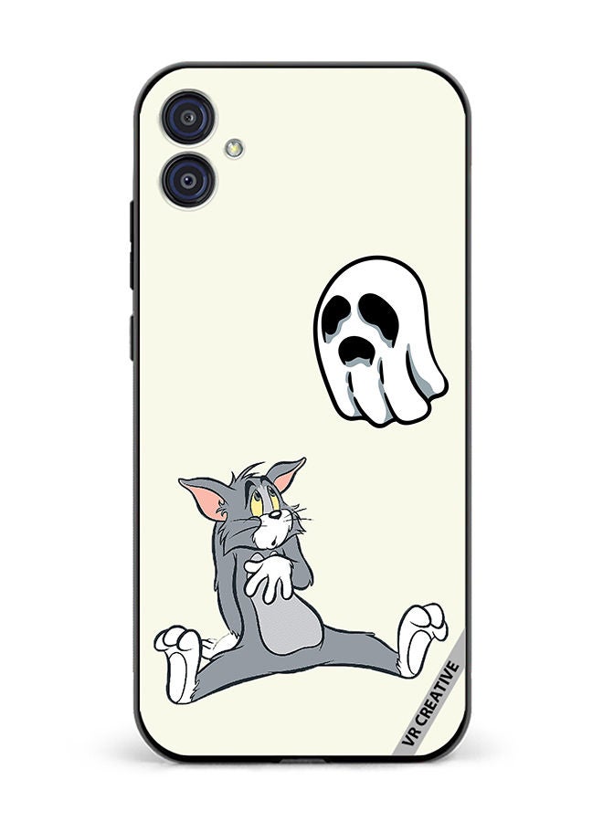 VR CREATIVE Protective Case Cover For Samsung Galaxy M04/F04 Tom Scared Design Multicolour - Image 1