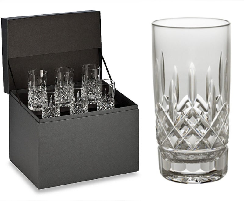 Waterford Waterford Crystal Lismore Hiball Deluxe Gift Box Set of 6 