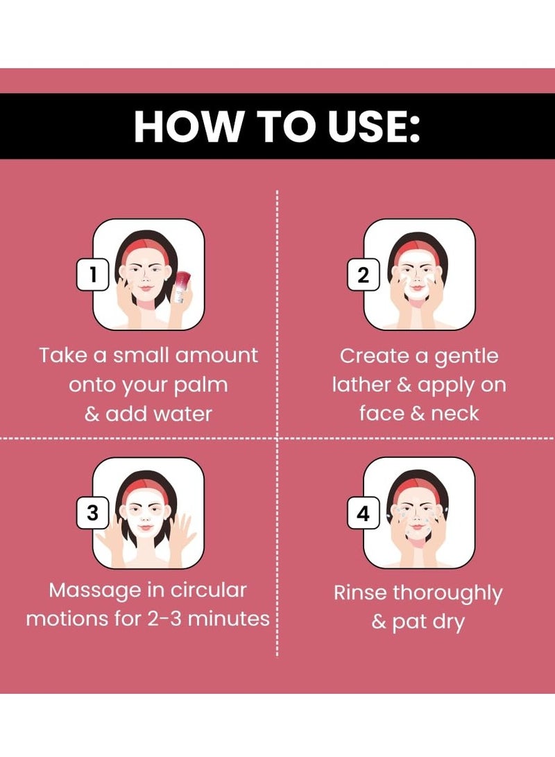 Ethiglo Deep Cleansing Facial Foam Face Wash for Healthy, Soft and Smooth Skin | Removes Dirt, Impurities and Excess Oil | Suitable for All Skin Types | Pack of 1 (70ml) - Image 5