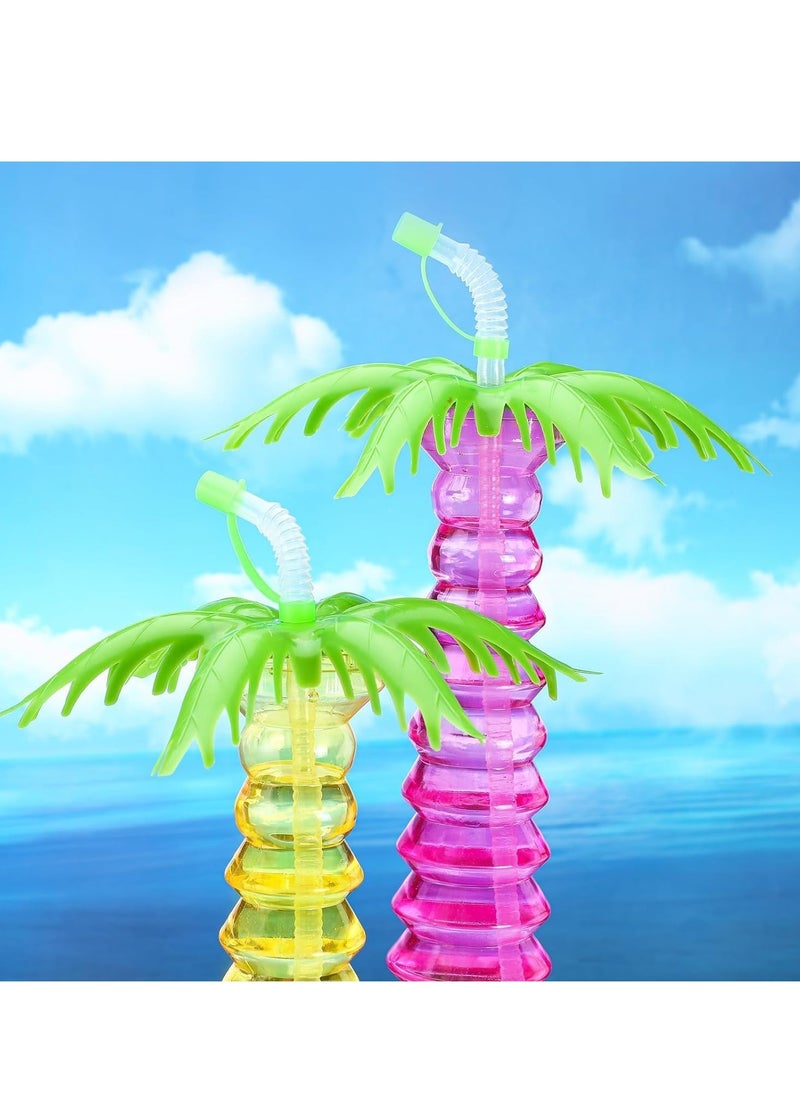 Cups with Straw, Palm Tree Yard Water Bottle with Straws and Lid for Drinking 17 oz Cold Drinks Frozen Drinks Hawaii Family Tropical Parties Supplies 5 Colors 15 Pcs - pzsku/ZC9E560A6490CF40BE6D2Z/45/_/1715673068/d3bba936-7730-4dd9-afbd-7de7eeefe7a7