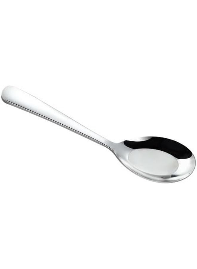 Stainless Steel Silver Soup Spoon 1 Piece Thickened Creative Household Cutlery - Image 1