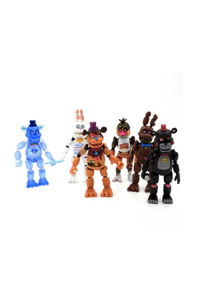 XiuWoo 6-Piece Five Nights At Freddy's Figure Set - Image 2
