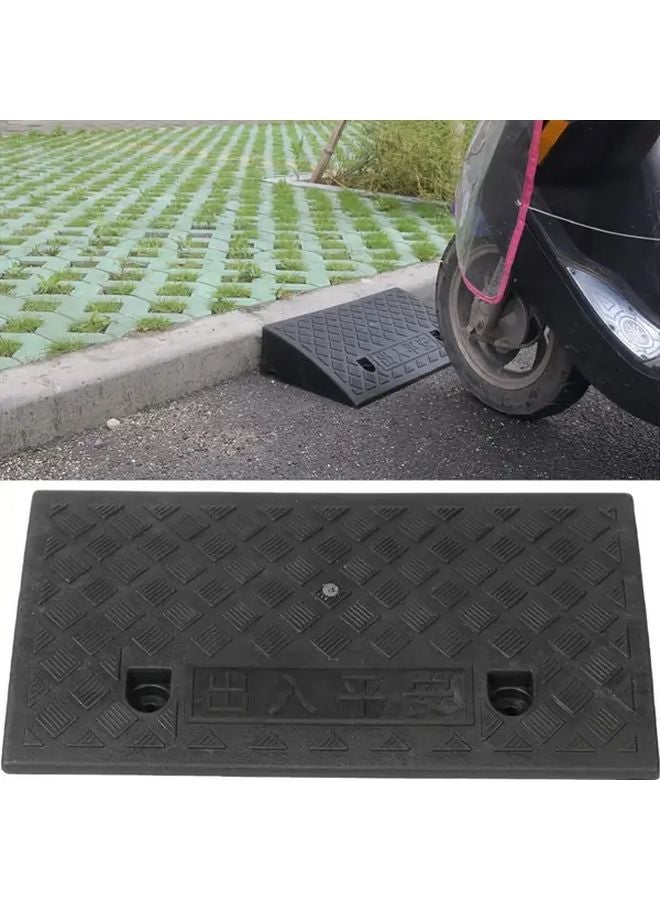 2pcs Portable Anti Slip Rubber Ramp for Wheelchair Car Vehicle Mobility Scooter - Image 5