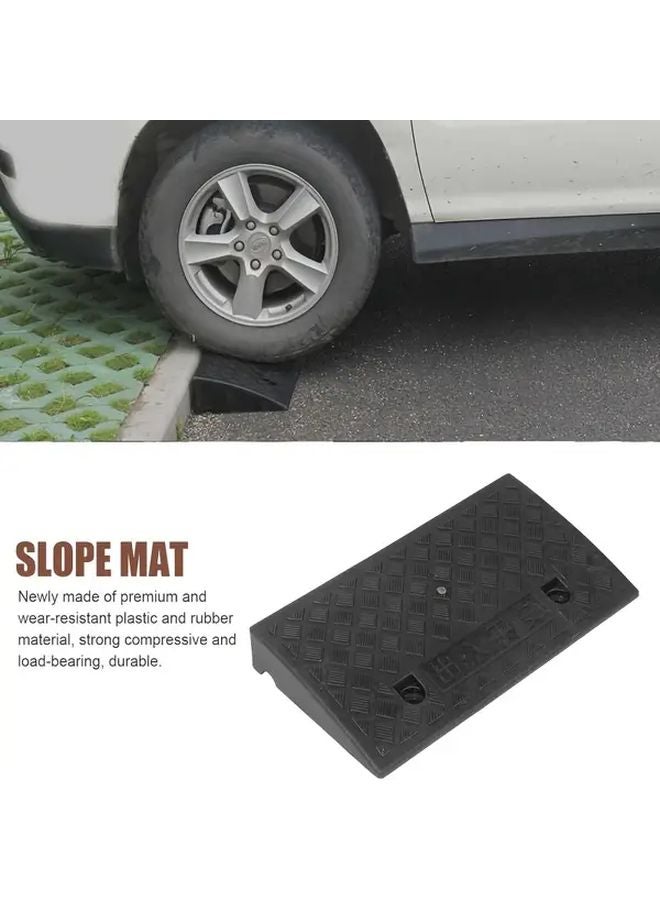2pcs Portable Anti Slip Rubber Ramp for Wheelchair Car Vehicle Mobility Scooter - Image 2