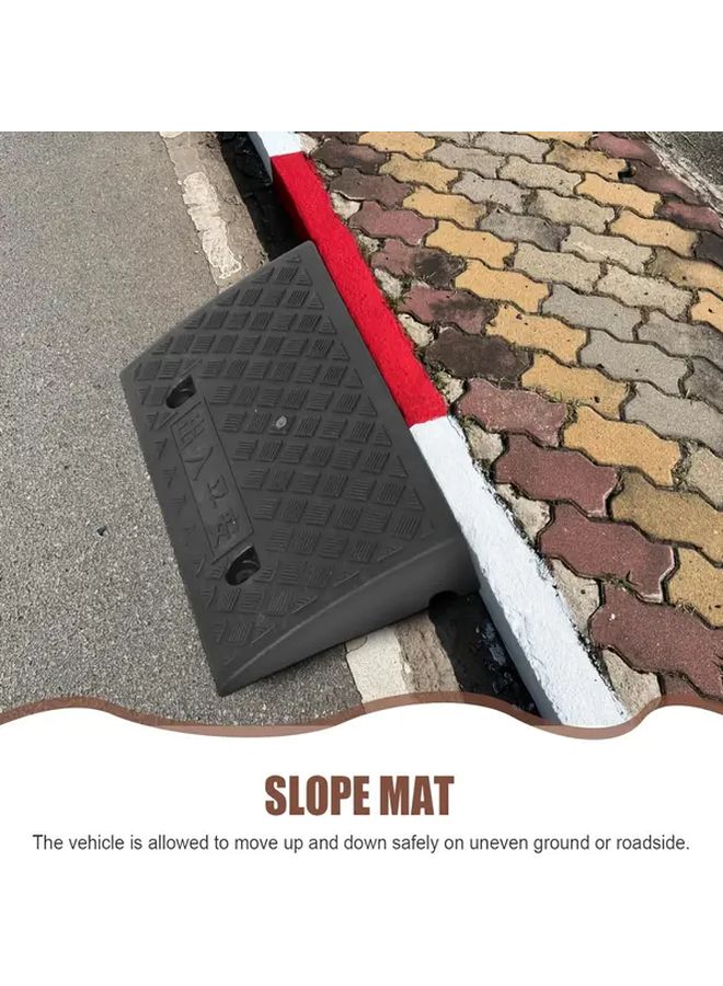2pcs Portable Anti Slip Rubber Ramp for Wheelchair Car Vehicle Mobility Scooter - Image 3